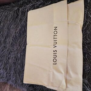 Louis Vuitton Cream Dust Bag